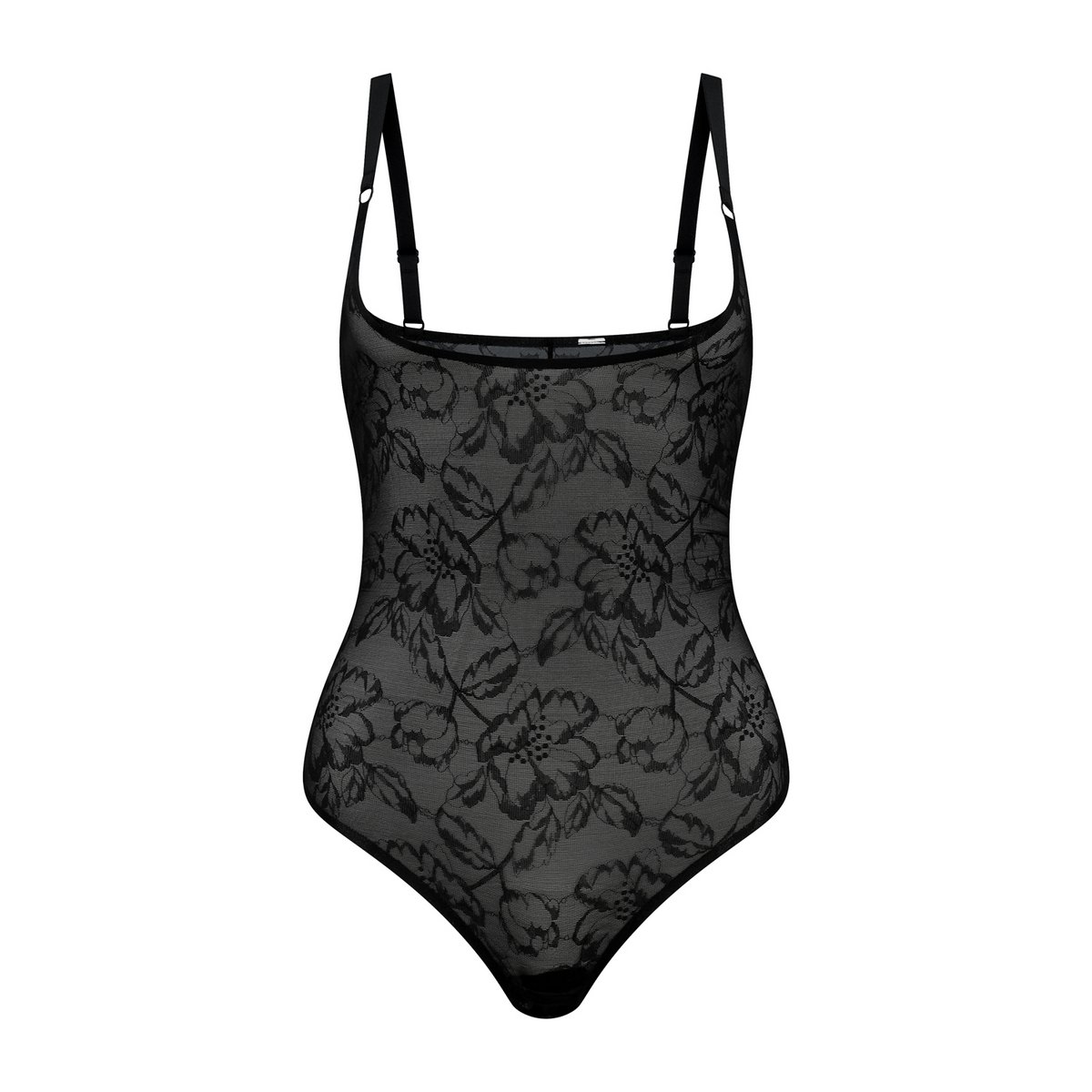 Lacy Open Bust Bodysuit
