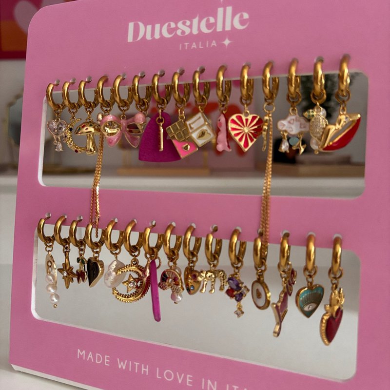 SWEET CRUSH HOOP PINK – Orecchino singolo