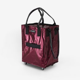 Hulkenbag medium kosmisk rød med bygget cover