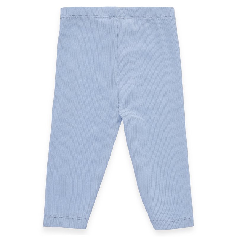 Baby -leggings - Fancy Rib - Blue