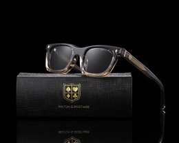 Walton & Mortimer Nr. 54: Transparente graue Sonnenbrille „Inferno“.