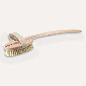 Wooden bathing brush 50cm, nature fibre
