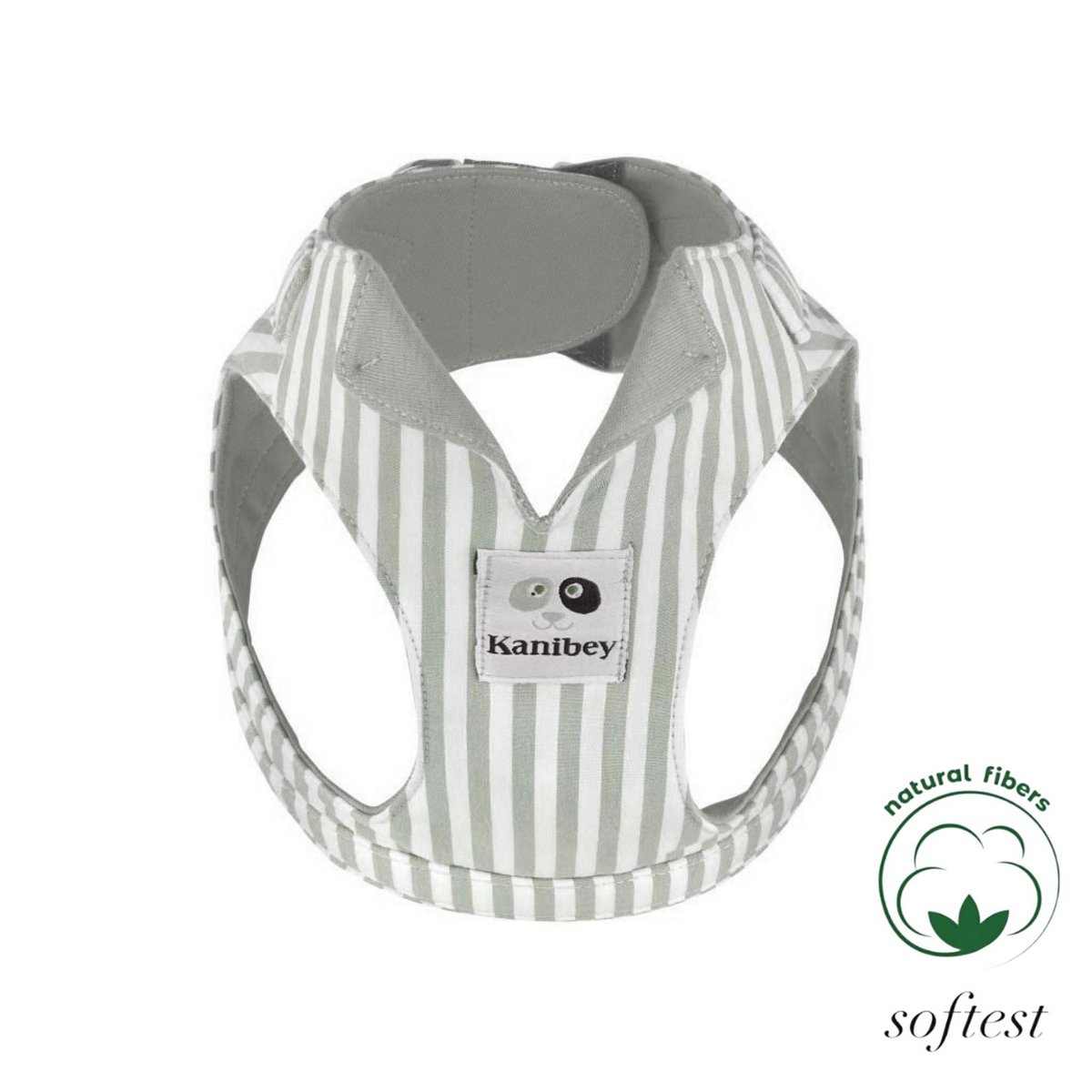 %100 Cotton Mercury Striped Collar Harness
