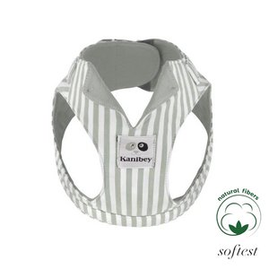 %100 Cotton Mercury Striped Collar Harness