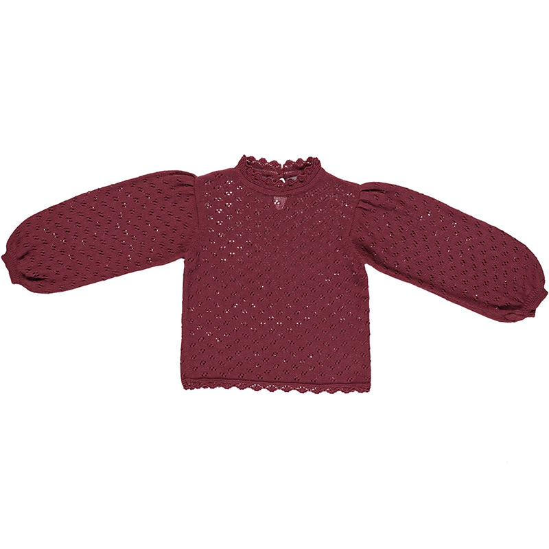Annie & Charles® finstrikket sweater