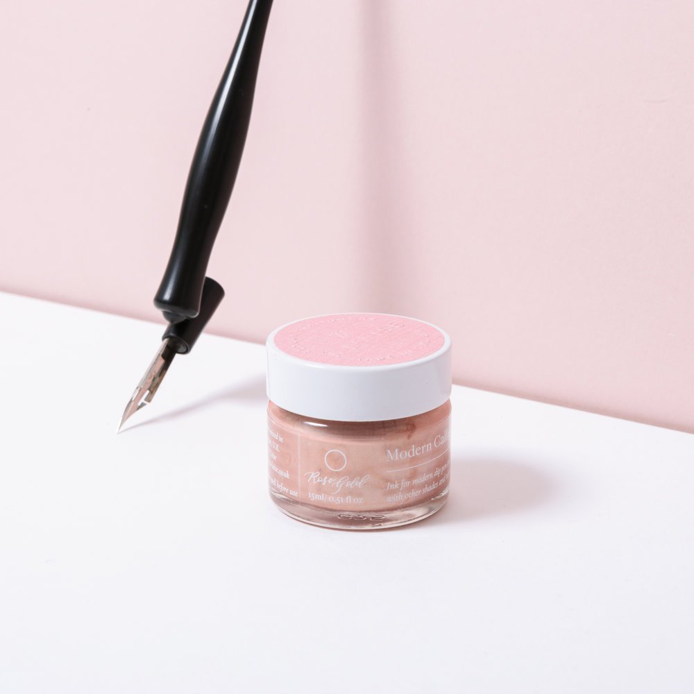 Roségold Kalligraphietinte