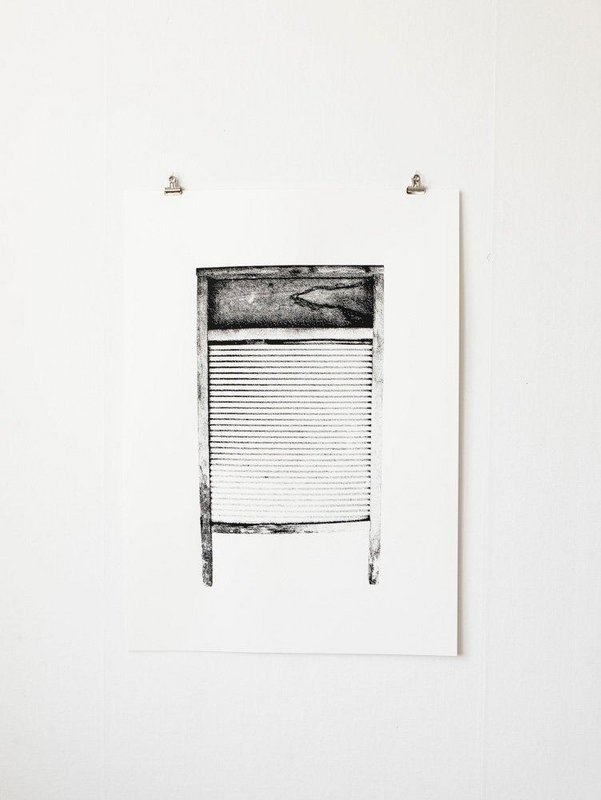 Vaskebrættet - serigrafi