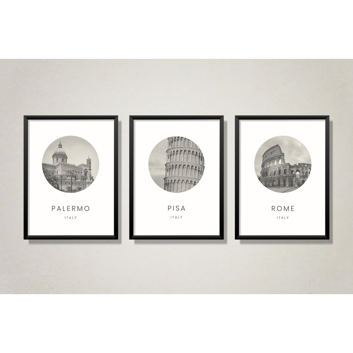 Brussels, Belgium - Minimalist Travel Tourism Wall Art Decor