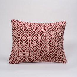 Federa per cuscino decorativo rosso Dokmai