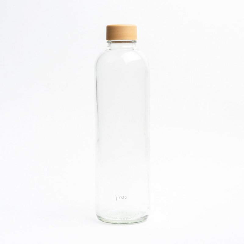 REN 1,0 liters glasflaske