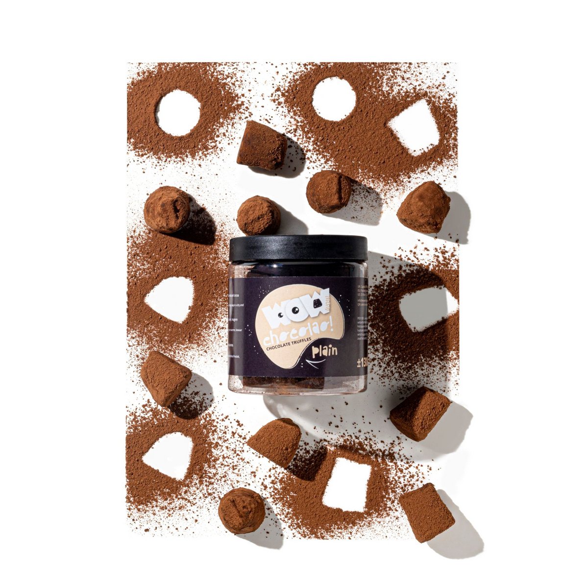 Classic Chocolate Truffles Gift Jar 130g | Luxury French Chocolate