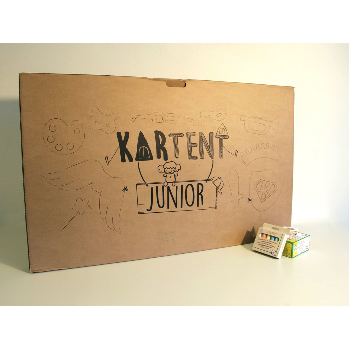 Tente en carton pour enfants - la KarTent Junior