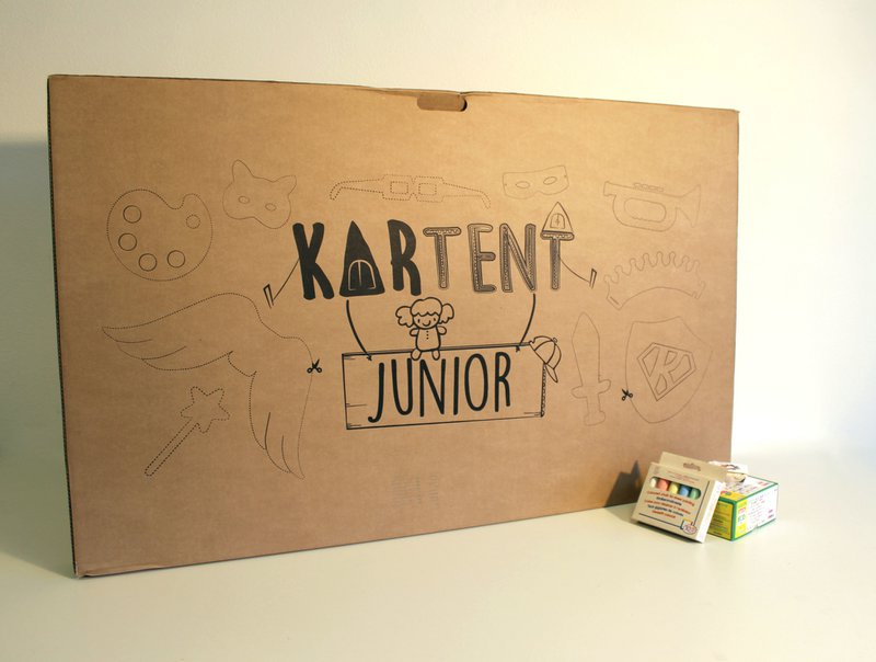 Kartonnen Tent voor kinderen - de KarTent Junior
