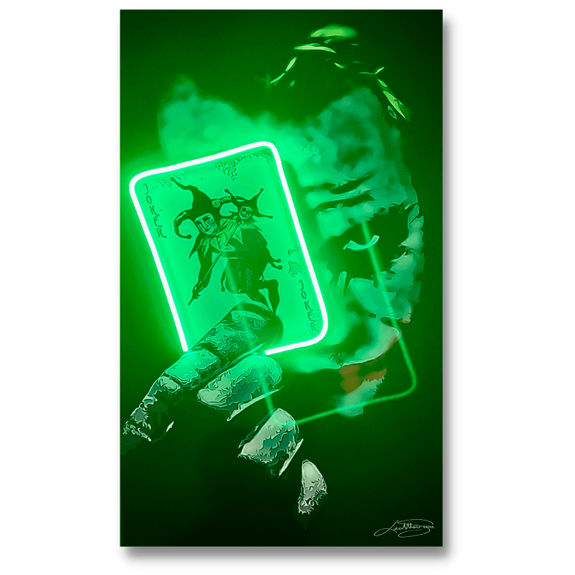 Tarjeta Joker | Arte de pared LED