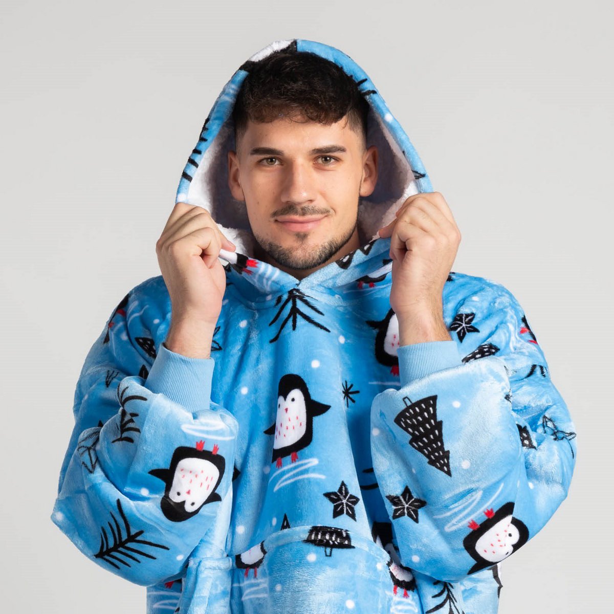 Vitapur - Hoodie blanket + socks - Penguin
