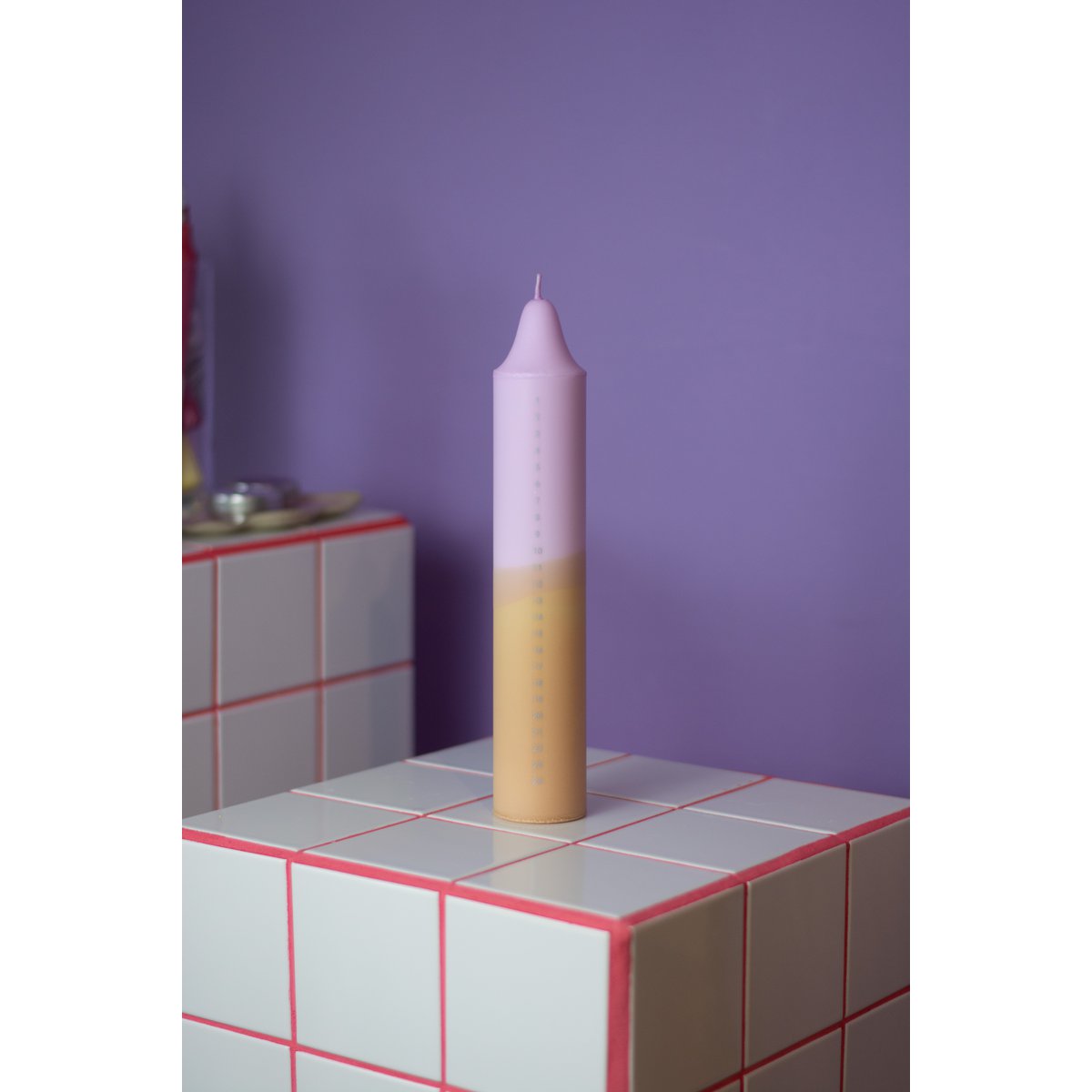 Adventskerze Pastell, Weihnachtskalender