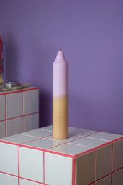 Pastels de bougies de l’Avent, calendrier de Noël