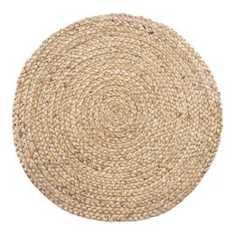 Bombay Placemat - Natural, Jute, Ø38cm - Set of 4