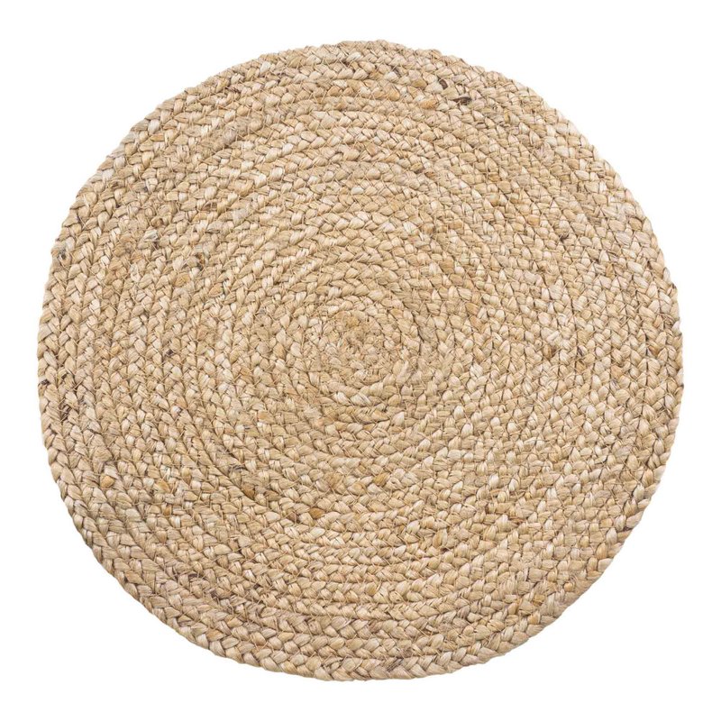 Bombay Placemat - Natural, Jute, Ø38cm - Set of 4