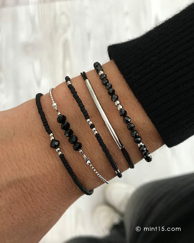 Tube Bracelet - Black