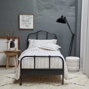 Rippled Stripe Cotton Blanket