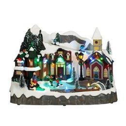 Village de Noël miniature Luville Specials Blanc