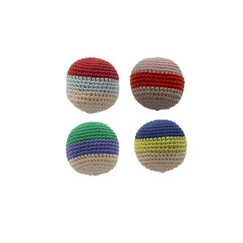 Gehaakte bollen met piep assorti