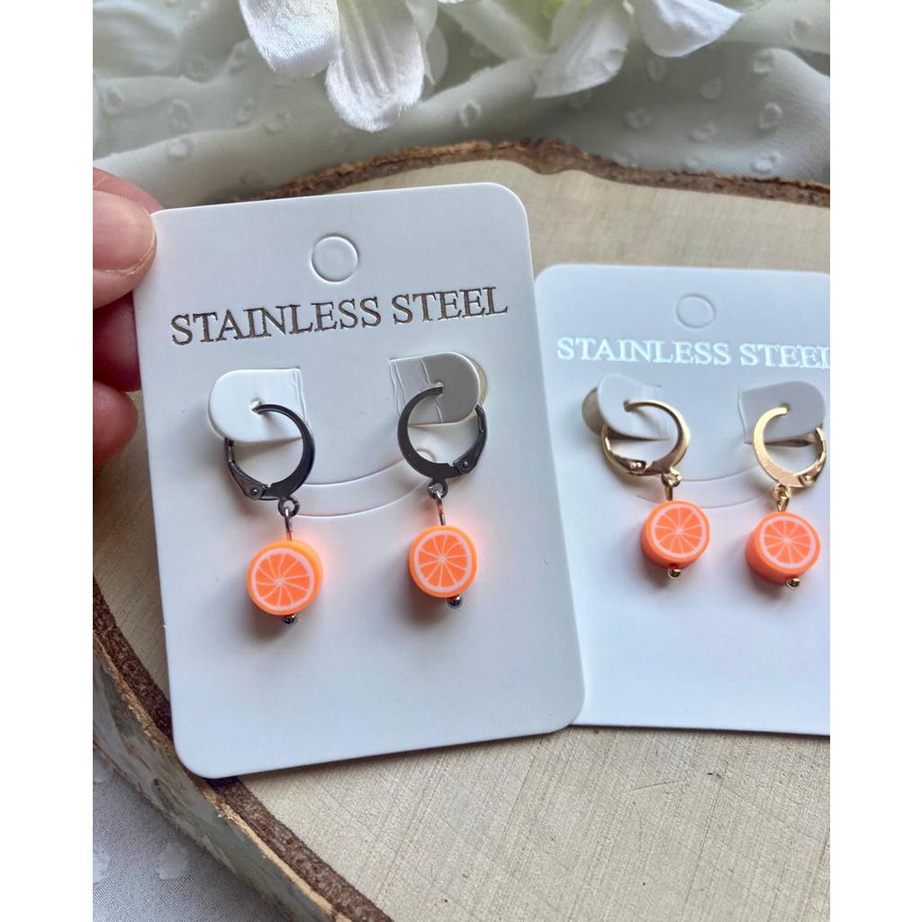 Clay Earrings Oranges 🍊