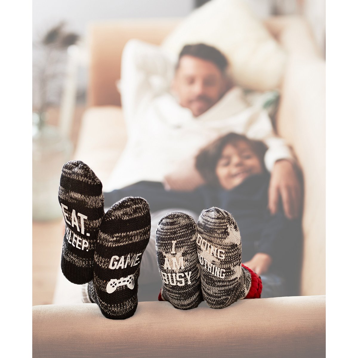iN ControL HOMESOCKS with star print