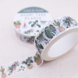 Nastro Washi per piante d'appartamento - Nastro per piante in vaso - Nastro adesivo Washi Tape per piante