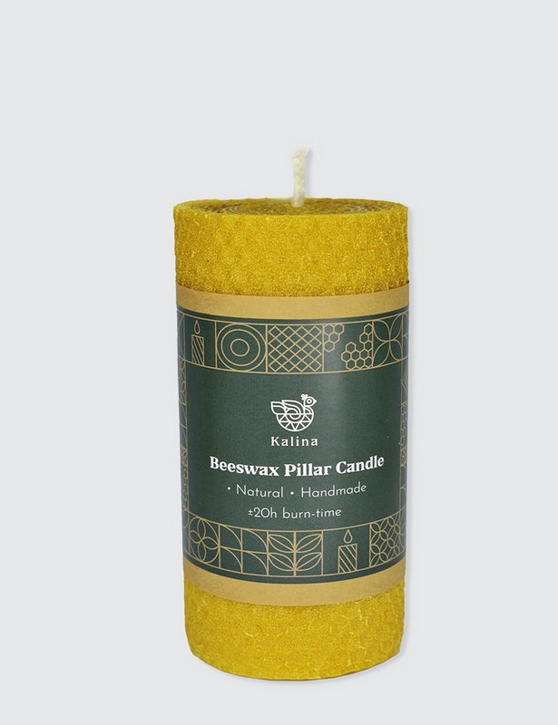 Beeswax Pillar Candle - 20H