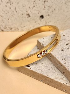 Stainless steel rod bracelet