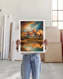 Art Print Under the stars A4 of A3