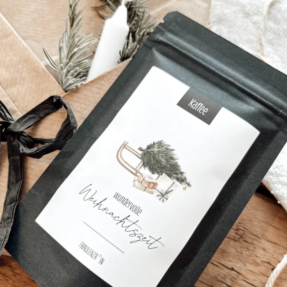 KAFFEE  PULVER | SCHLITTEN BAUM | mini