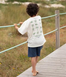 Tshirt oversize Sable dans le pied