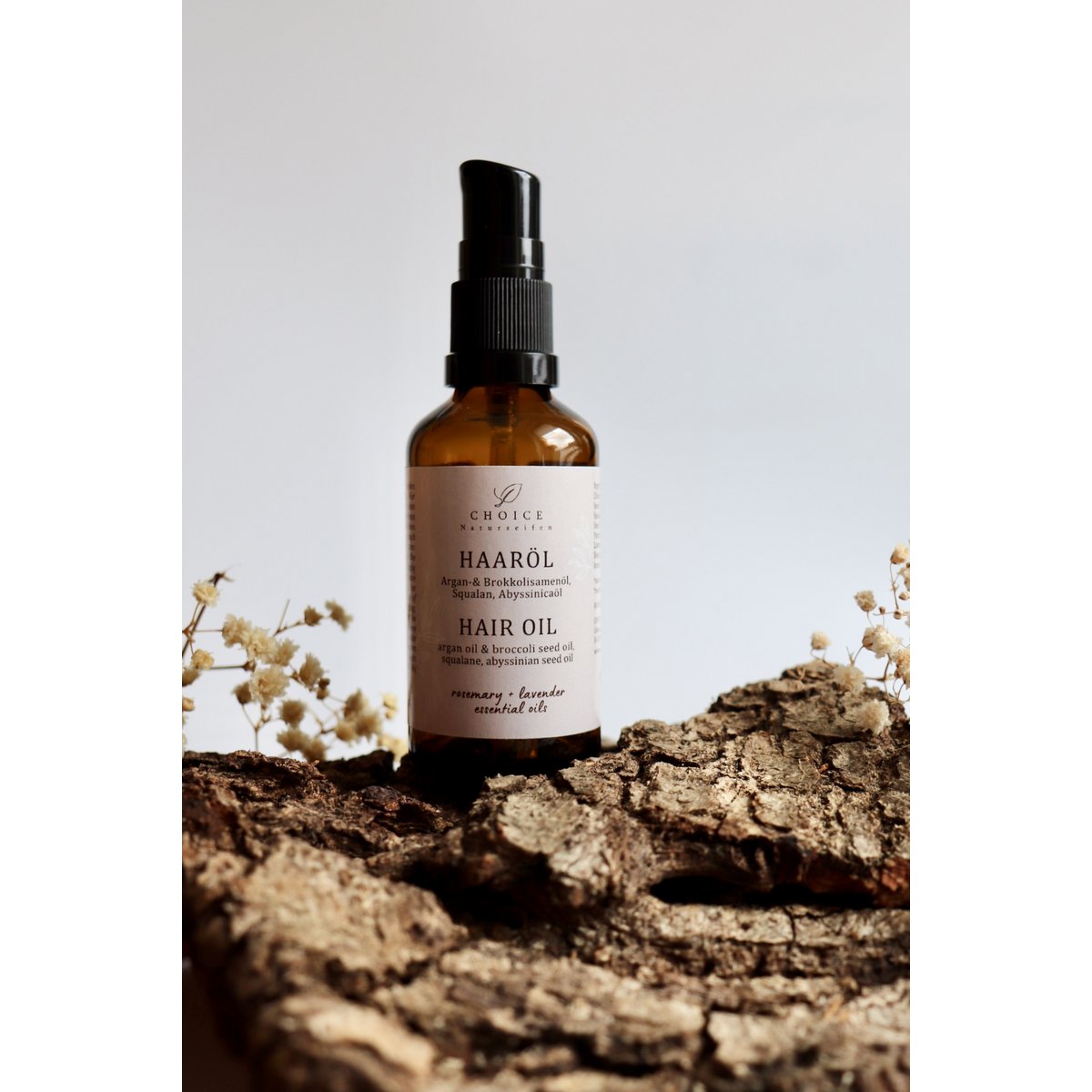 HAIR OIL - Hair oil with squalane, rosemary and argan oil