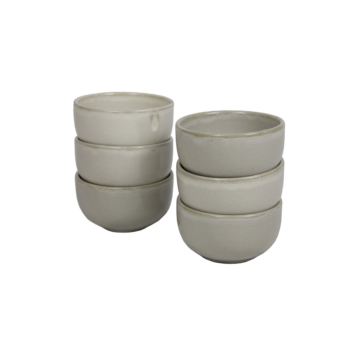 miska mlecznobiałej glazury ceramicznej medium