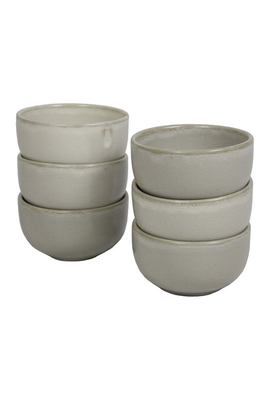 bol de lait glacé blanc en céramique medium