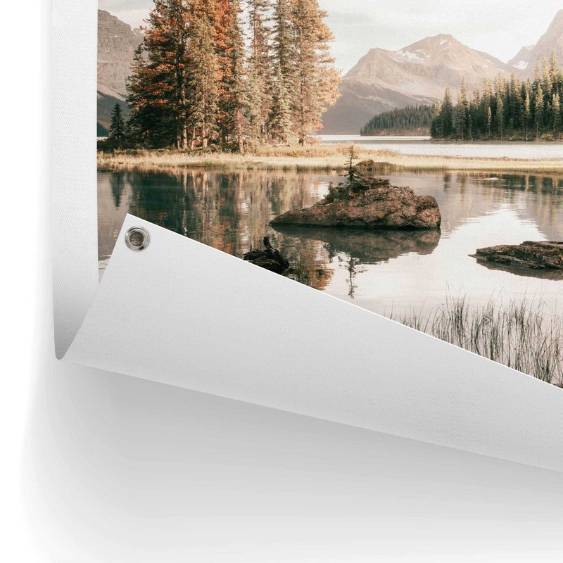 Garden poster Garden poster Mountain lake 80x60