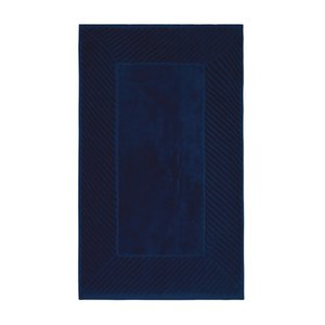 Badematte 50 x 80 cm, 1200 g/m², Velours, Marineblau