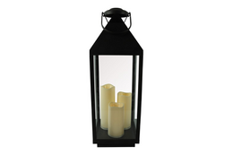 LED Lantaarn 3x Toulon L zwa