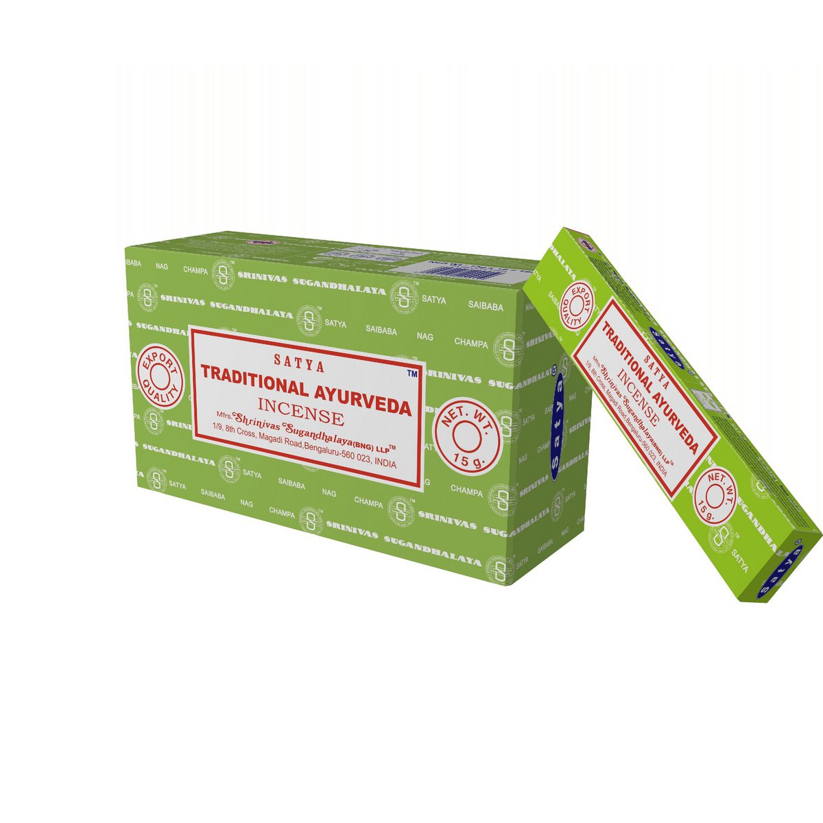 Bastoncini di incenso ayurvedico tradizionale Satya