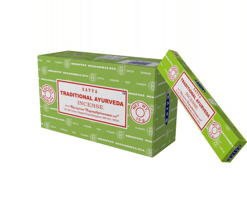 Bastoncini di incenso ayurvedico tradizionale Satya