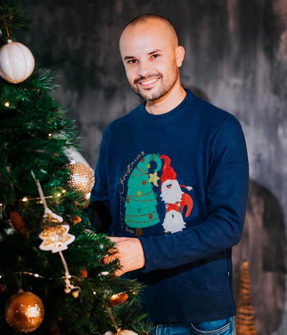 Kerstboom trui