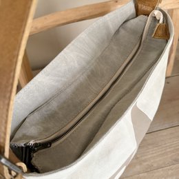 BuckleBag star latte (canvas) NEW