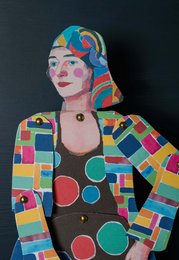 Sonia Delaunay klippede og lavede dukke