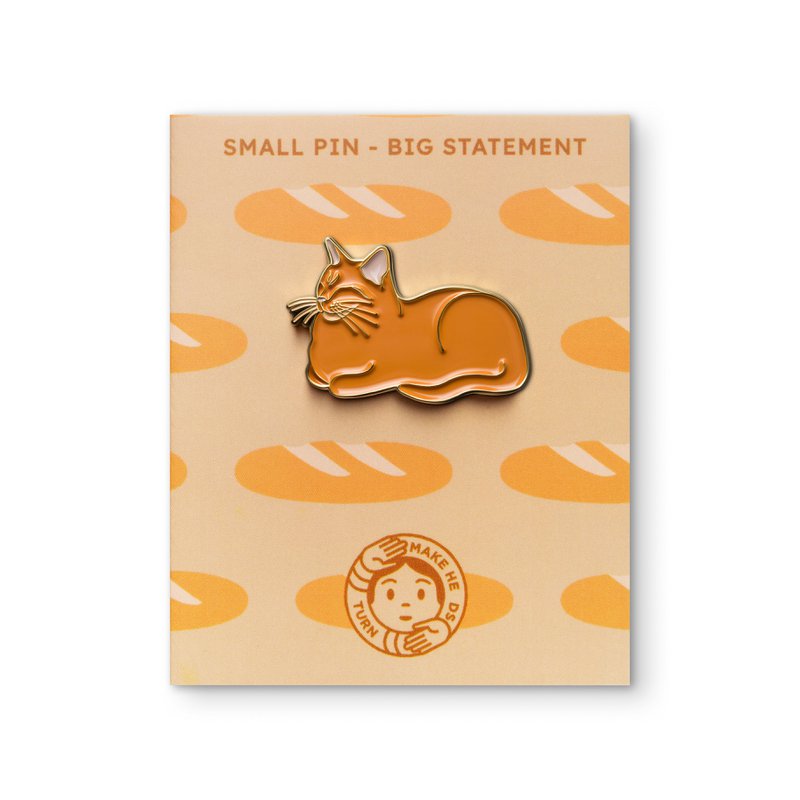 Enamel Pin "Cat Loaf"