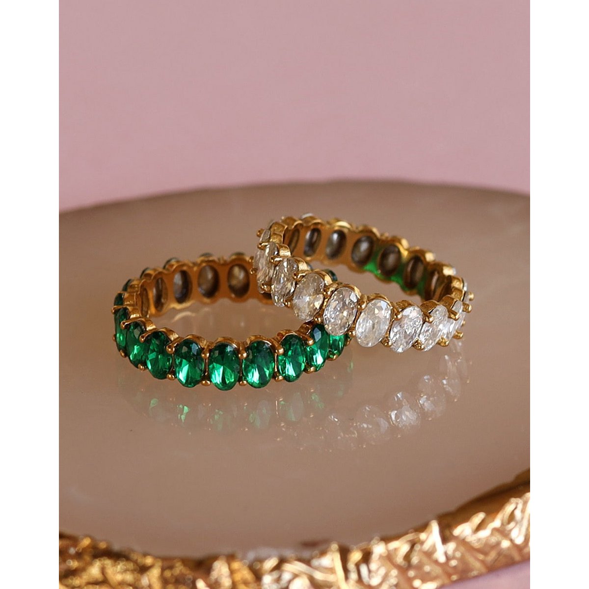 Ava - Eternity Ring Stack