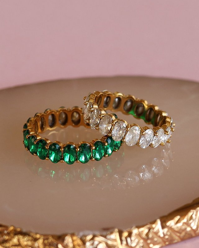 Ava - Eternity Ring Stack