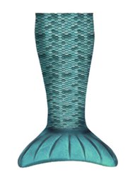 Turquoise mermaid tail blanket with iridescent scales pattern, cozy wearable throw for kids and adults.